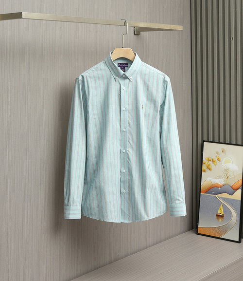 Polo Ralph Lauren Cotton Iron-Free Striped Long-Sleeve Shirt
