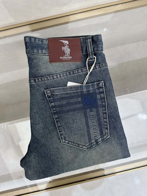 Burberry High-quality Custom Jeans with Classic Logo