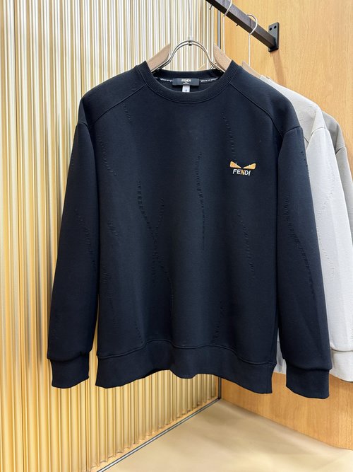 Fendi Classic Logo Long Sleeve Sweatshirt