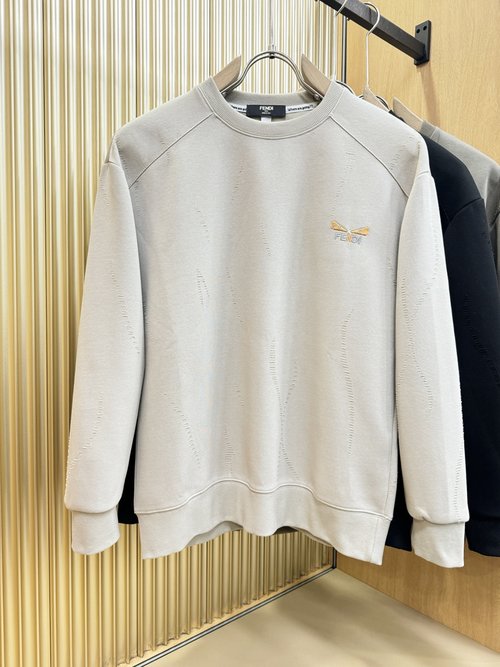 Fendi Classic Logo Long Sleeve Sweatshirt