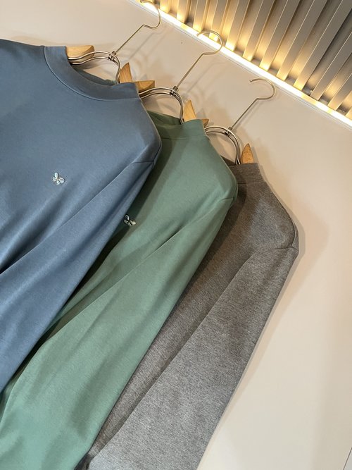 Bottega Veneta Solid-colored Base Layer with Logo Print