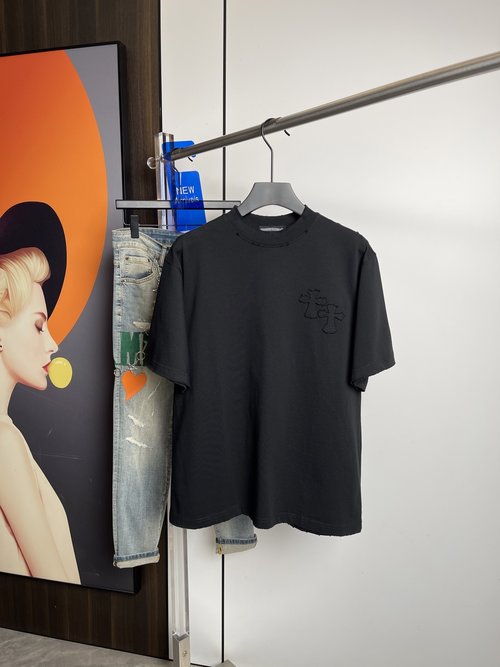 Chrome Hearts High-Grade Cotton Short Sleeve T-Shirt, Two Colors