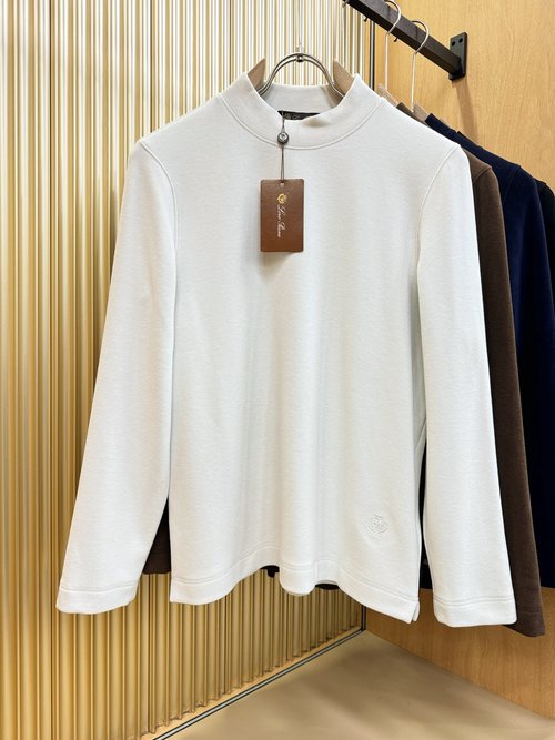 Loro Piana Sophisticated Cashmere Blend Casual T-shirt