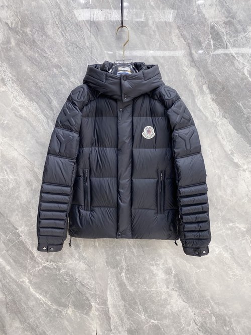 Hermes Luxury 3D Quilted Hooded Down Jacket with Detachable Hood