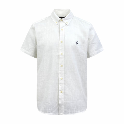 Polo Ralph Lauren Stylish White Embroidered Short-Sleeve Shirt