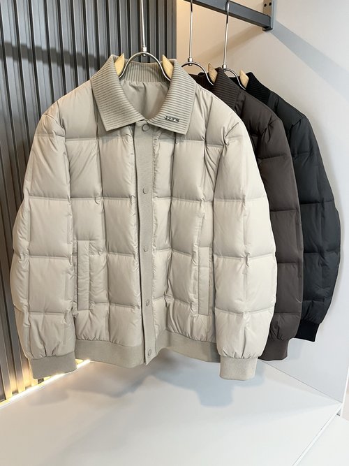 Loro Piana Stylish Patterned Down Jacket