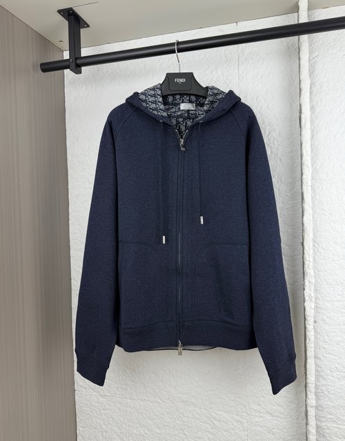 Dior Essentials Series Embroidered Zipper Jacket