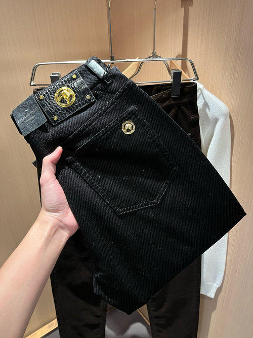 Stefano Ricci Premium Corduroy Trousers with Distinctive Branding