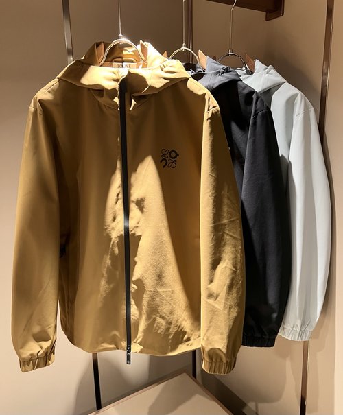 Loewe Dry-Fit Jacket with Logo Print and Structured Design