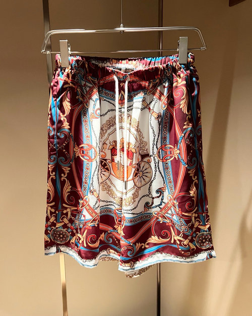 Versace Imported Silk Pajama Set with a Stunning Print