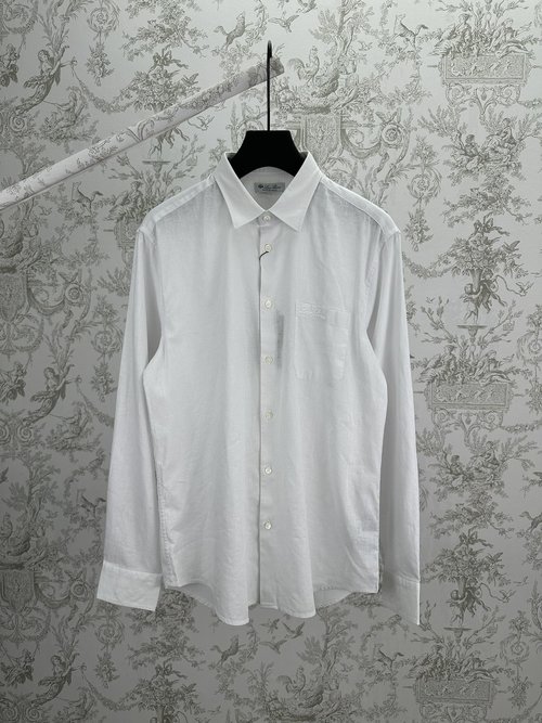 Loro Piana Blended Fabric Shirt with Folding Collar