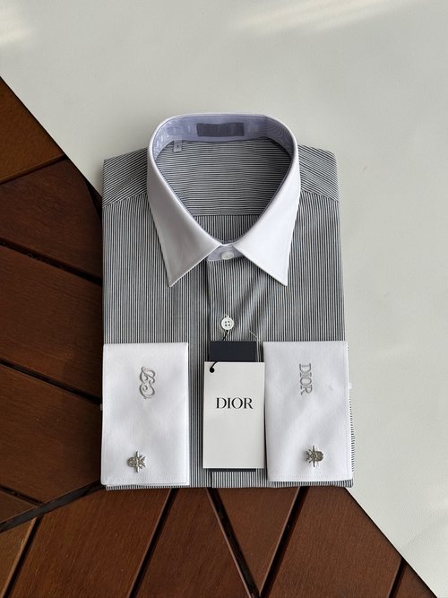 Dior High - Quality Business Long Sleeve Shirt