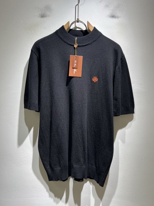 Loro Piana Knitted Short-Sleeve T-Shirt for Commuting
