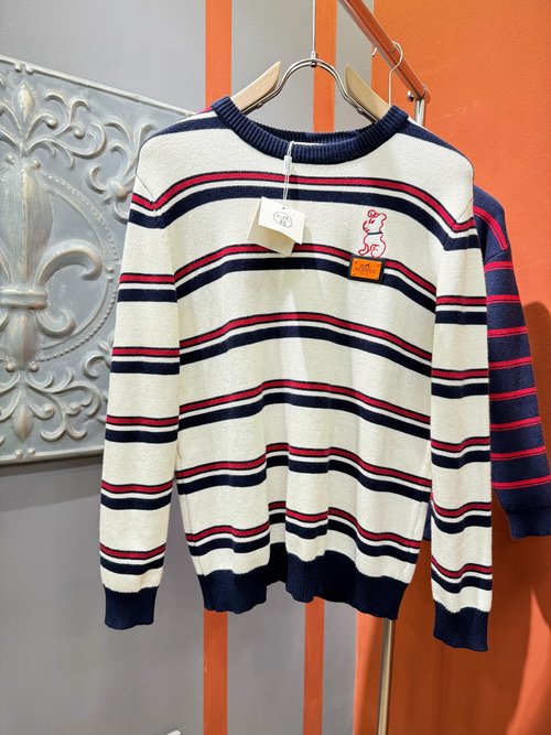 Hermes New Year Sweater, Soft Knit for Festive Occasions