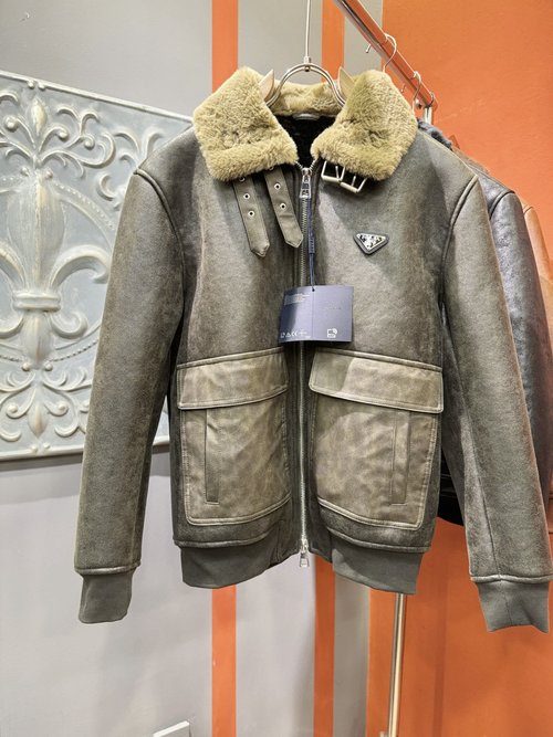 Prada Faux Fur One-piece with Vintage Allure