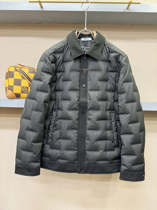 Prada High-Tech Waterproof Down Jacket with Stylish Design