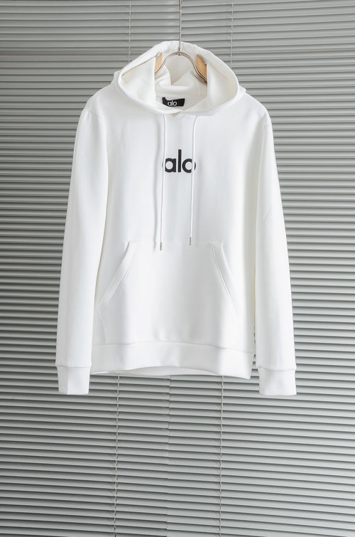 Alo Hooded Sweatshirt with Breathable and Comfortable Fabric