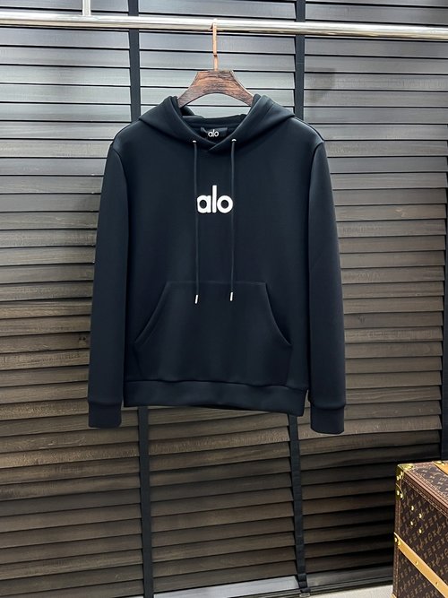 Alo Unisex Air-Layer Hoodie with Printed Pattern