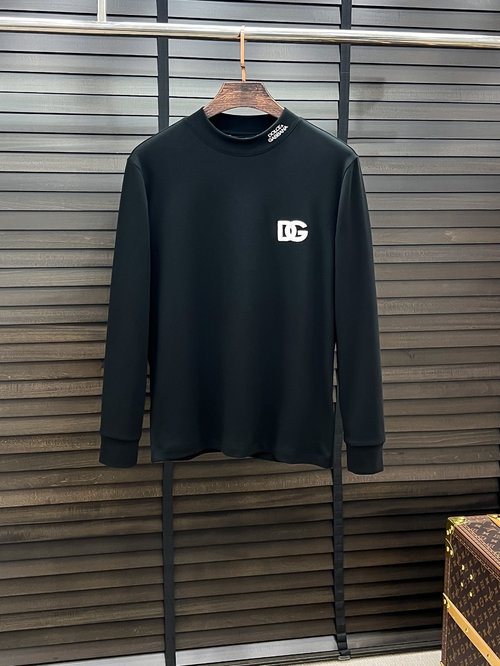 Dolce & Gabbana Deer Velvet Micro-Fleece Semi-High Neck Base Layer