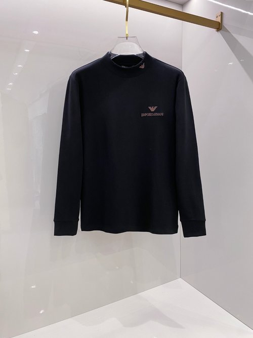 Armani Fashionable Casual Long-sleeved T-shirt for Layering