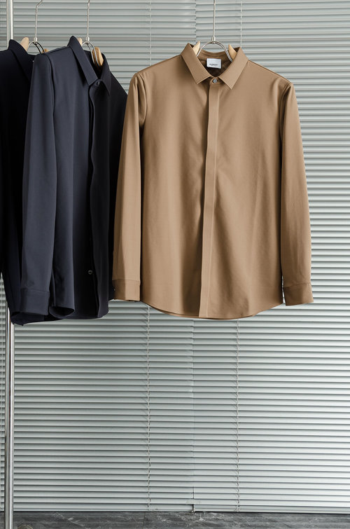 Burberry Comfortable and Versatile Fleece Long-sleeve Shirt