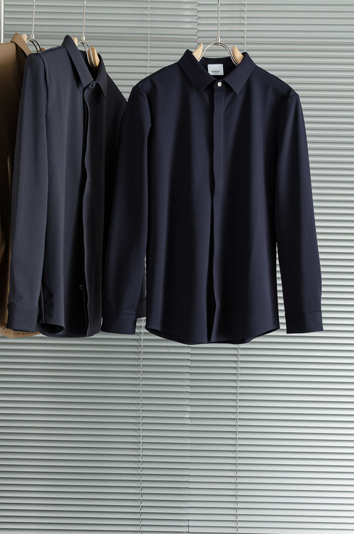 Burberry Comfortable and Versatile Fleece Long-sleeve Shirt