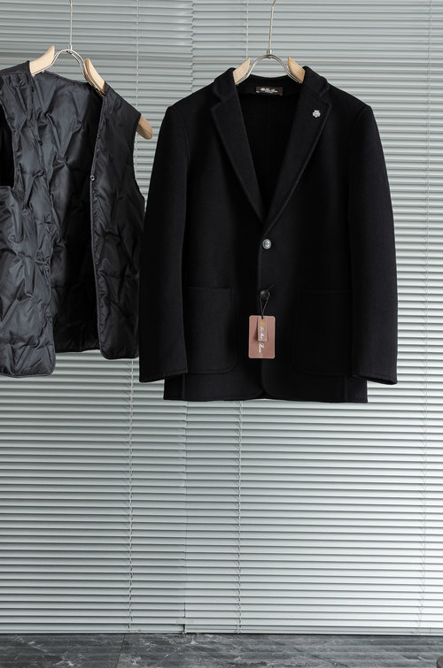 Loro Piana Business-Warm Detachable Down Single Suit