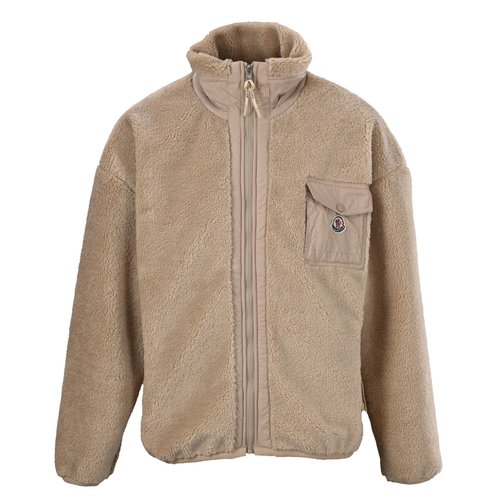 Chanel Soft Teddy Fleece Zip Pocket Jacket