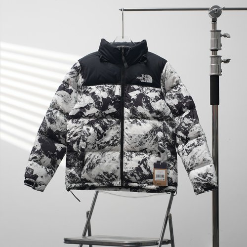 The North Face 1996 Series Black and White Snow Parka