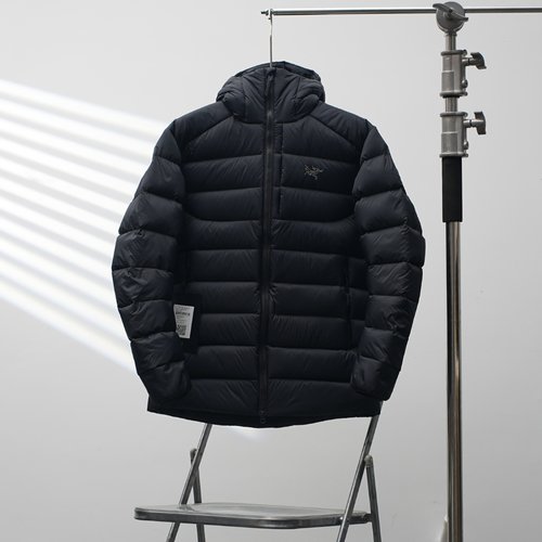 ArcTeryx Arc teryx Cerium 2.0 Hooded Down Jacket, Black and Silver