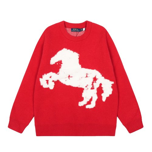 Polo Ralph Lauren  Knit Sweater with Embroidered Design