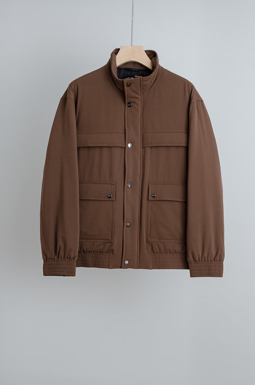 Loro Piana Classic Wool Blend Down Jacket with Enduring Elegance