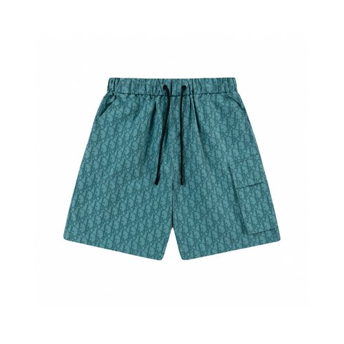 Dior Kids Monogram Cargo Shorts Lightweight Quick-Dry 