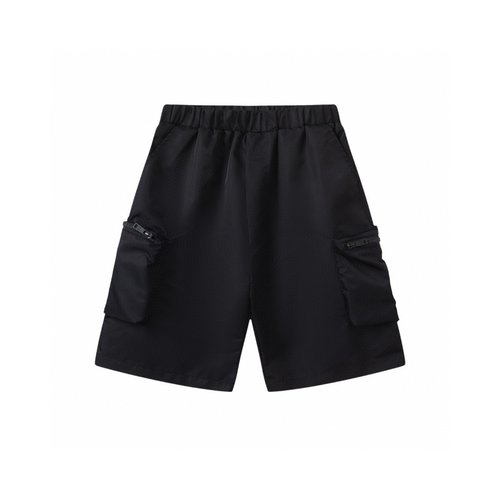 Prada Lightweight Recycled Nylon Cargo Shorts for Kids