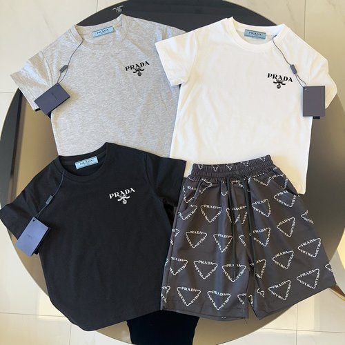 Prada Unisex Kids Cotton Set - Comfortable & Stylish 