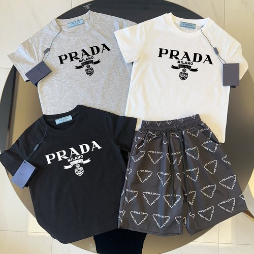 Prada Kids Cotton Outfit Set (Boys & Girls) – Comfortable & Stylish 