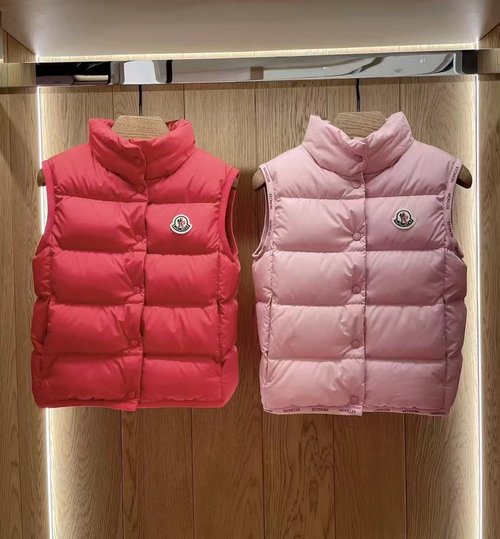 Moncler Girls Premium 800FP White Goose Down Vest