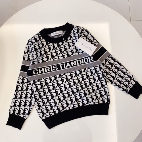Dior Unisex Kids Knit Sweater - Comfortable & Stylish 