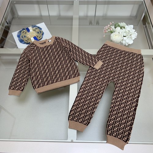Fendi Toddler Premium Cotton Knit 2-Piece Set