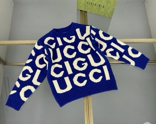 Gucci Kids Cotton-Blend Jacquard Sweater - Soft & Stylish