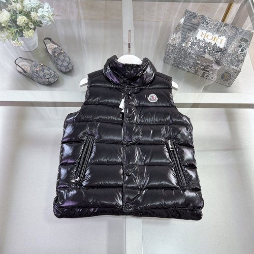 Moncler Kids 90 Goose Down Vest, Soft & Versatile