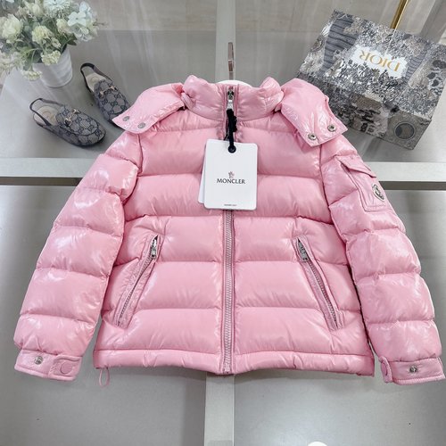 Moncler Kids Premium Down Jacket Slim Fit Warm Windproof Easy Care