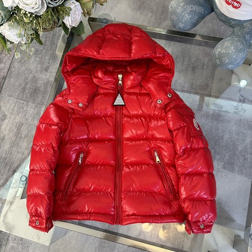 Moncler Kids Premium Down Jacket, Slim Fit, 90 White Goose Down 