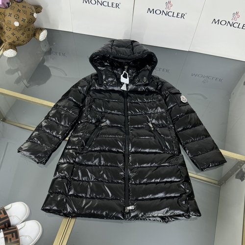 Moncler Girls Mid-Length Thick Goose Down Jacket 
