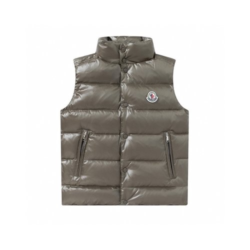 Moncler Kids Premium Down Vest with Nylon66 & 90 White Duck Down