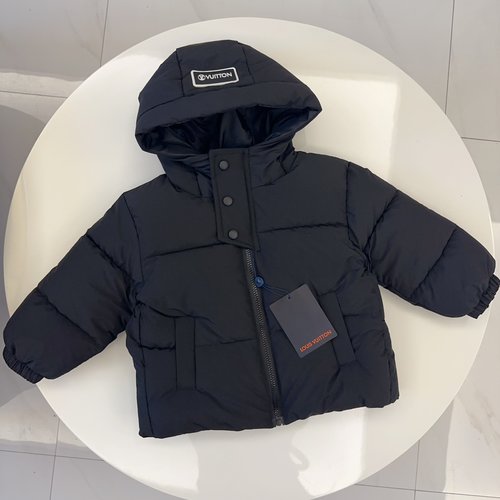 LV Unisex Kids Luxury Cotton Padded Coat Comfortable Stylish