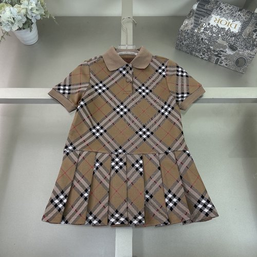 Burberry Premium Girls Cotton Dress - Comfortable & Stylish