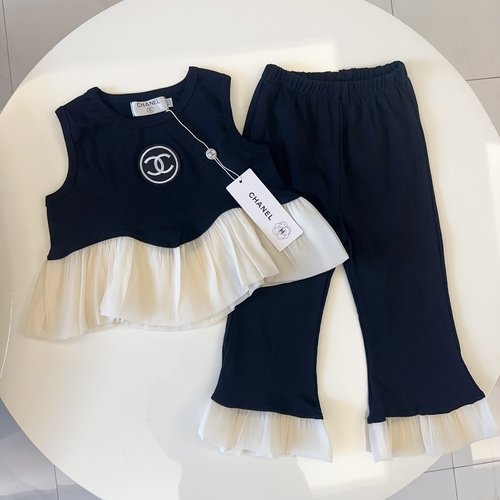 Chanel Girls High-End Kids Set Comfortable & Stylish 