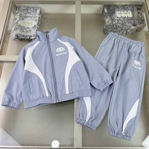 Balenciaga Kids Color Block Woven Set (Boys & Girls)