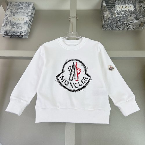 Moncler High-End Unisex Kids Sketch Print Sweatshirt